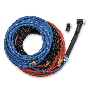 Weldcraft WP-225 Braided 3-Piece TIG Torch Package, 25′ – WP-225-25-R