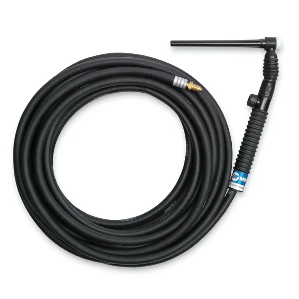Weldcraft A-125 Rubber Flex TIG Torch Package w/ Valve, 25′ – WP-9FV-25-R