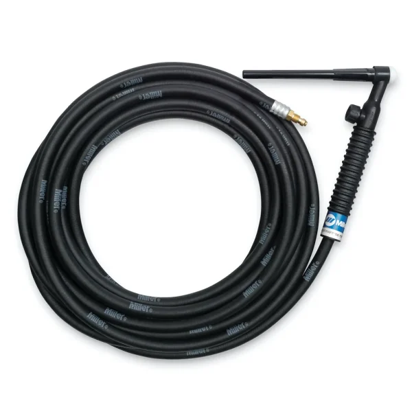 Weldcraft A-125 Rubber TIG Torch Package w/ Valve, 25′ – WP-9V-25-R