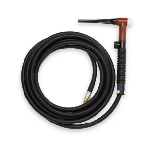 Weldcraft 150A Red Rubber Flexible TIG Torch w/ Valve, 12.5 ft – WP-R17FV-12-R