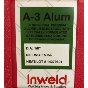 Inweld WEA3AL125 1/8″ A-3 Aluminum Stick Electrode (5 LBS)