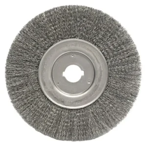 Weiler 10″ Narrow Face Crimped Wire Wheel #01259 (2 pk)