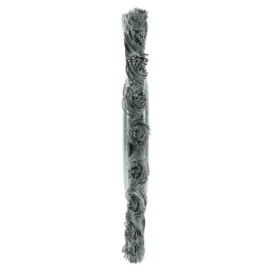 Weiler 6″ Cable Twist Knot Wire Wheel, .023″ Steel Fill, 5/8″-1/2″ Arbor Hole 08565