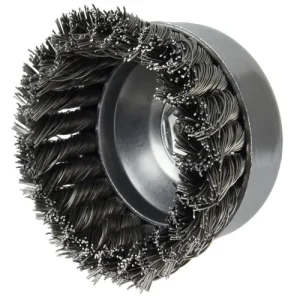 Weiler 4″ Single Row Knot Wire Cup Brush 12316