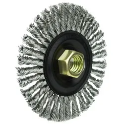 Weiler ROUGHNECK MAX 4″ Stringer Bead Wire Wheel 13138