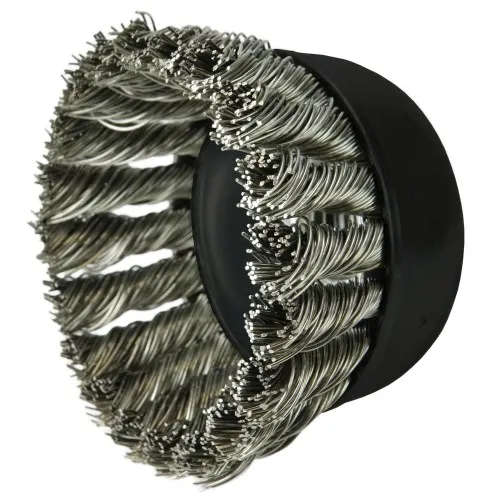 Weiler 2-3/4″ Single Row Knot Wire Cup Brush 13258