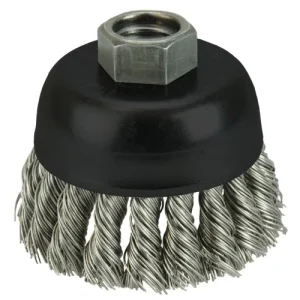 Weiler 2-3/4″ Single Row Knot Wire Cup Brush 13258