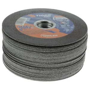 Weiler 4-1/2″ x 1mm TIGER ZIRC ULTRACUT Type 1 #58005 (50 Pk)