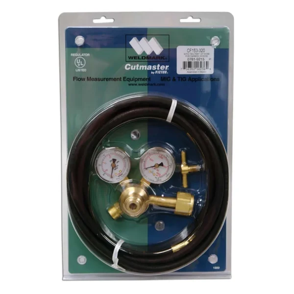 Weldmark 0781-9215 Co2 CF153-320 Flowguage Regulator W/ Hose