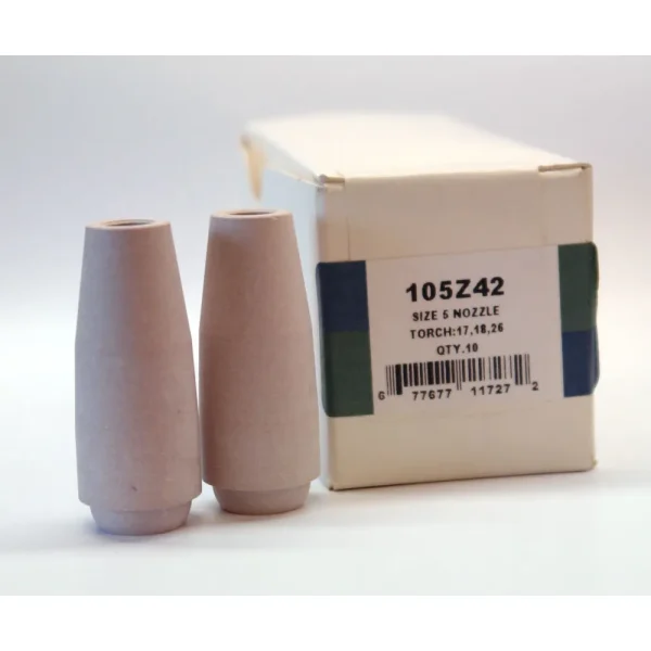 Weldmark 105Z42 #5 TIG Torch Lava Nozzle (10 Each)