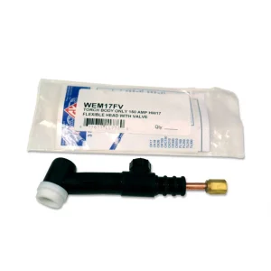 Weldmark 17FV Flexible W/ Valve 150A TIG Torch Body