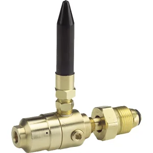 WELDMARK BR3858 Balloon filler regulator, CGA580 inlet male, 3000 psig, tilt valve, wrench tight
