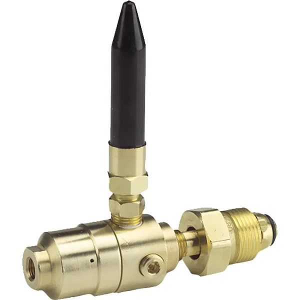 WELDMARK BR3858 Balloon filler regulator, CGA580 inlet male, 3000 psig, tilt valve, wrench tight