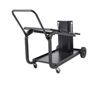WELDMARK® UWC Universal Welding cart, 2 shelves, 110 lb. capacity, cylinder storage up to 80 CF. (7-1/2 in. Diameter)