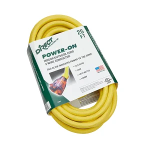 WELDMARK® WM1025123 Extension cord 25 ft 12/3 SJTW yellow