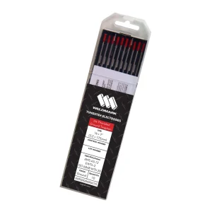 WELDMARK® WM43718 EWTH-2 1/8″ X 7″ 2% THORIATED RED TIG TUNGSTEN ELECTRODE, 10/PACK