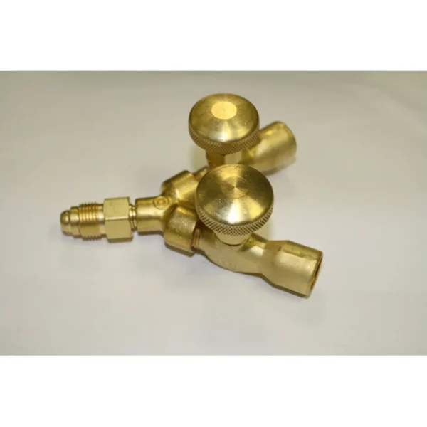 Western Enterprises 411 Inert Gas Y Valve RH 5/8″-18 Male (B-Size Fitting)