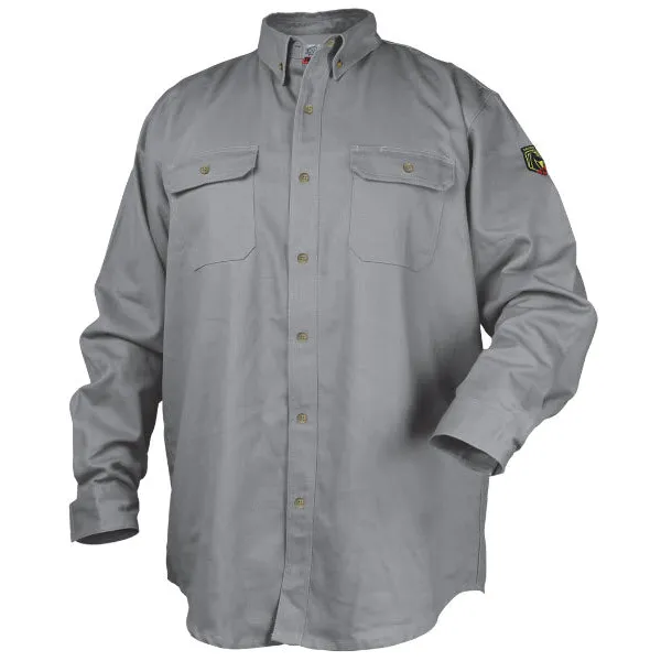 Black Stallion Gray AR/FR Cotton Work Shirt WF2110-GY