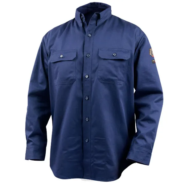 Black Stallion Navy AR/FR Work Shirt WF2110-NV
