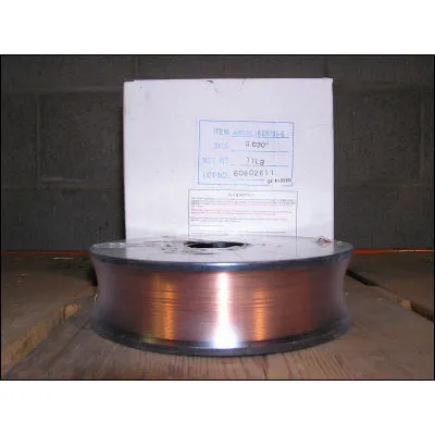 Weldcote’s E70S-6 .030 11# Spool Carbon Steel Wire #E70S6030X11SPLW