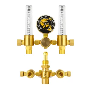 WELDMONGER® Dual Output Argon Regulator Flowmeter