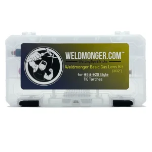 CK Worldwide / Weldmonger® Basic 3/32” (2.4mm) #9/20 Gas Lens Kit