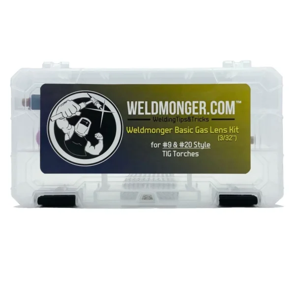 CK Worldwide / Weldmonger® Basic 3/32” (2.4mm) #9/20 Gas Lens Kit