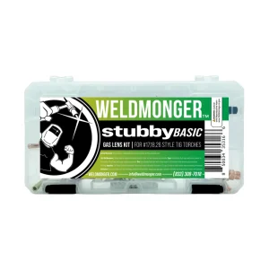 Weldmonger® Basic Stubby Gas Lens Kit 3/32″ (2.4mm) 17,18,26 style torches
