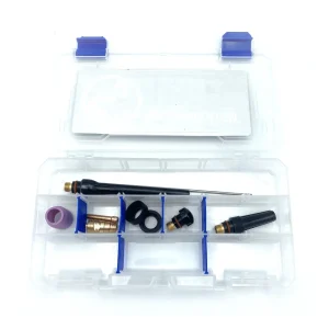 Weldmonger® Basic Stubby Gas Lens Kit 3/32″ (2.4mm) 17,18,26 style torches
