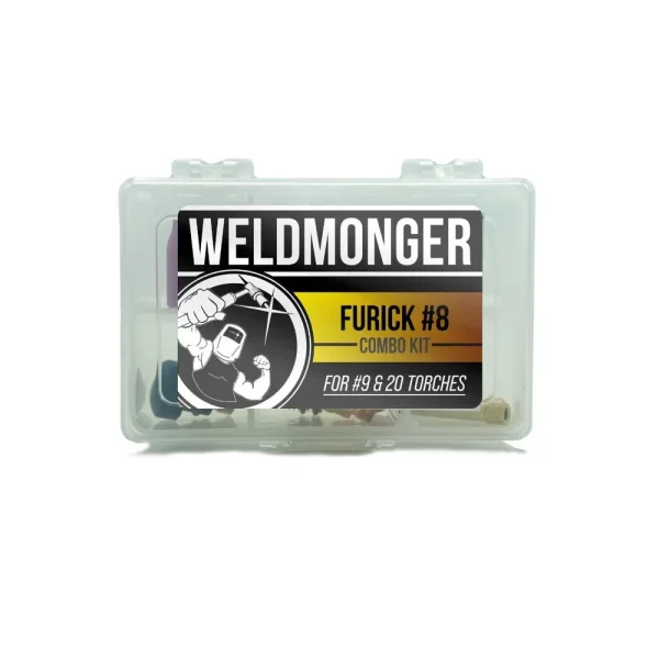 WELDMONGER® Furick #8 PRO Combo Kit, Size 3/32 – For #9 AND #20 Style Torches