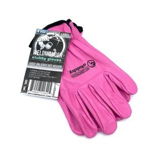 Weldmonger® TIG Welding Gloves – Pink “Stubby®”
