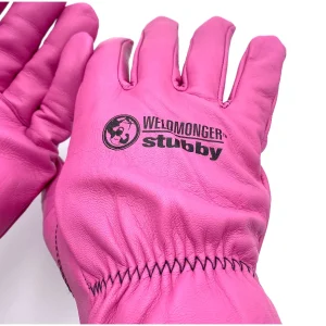 Weldmonger® TIG Welding Gloves – Pink “Stubby®”