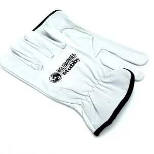 Weldmonger® TIG Welding Gloves – White “Stubby®”