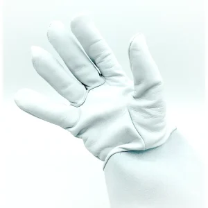 Weldmonger® TIG Welding Gloves – White/Gray 5.9″ Cuff