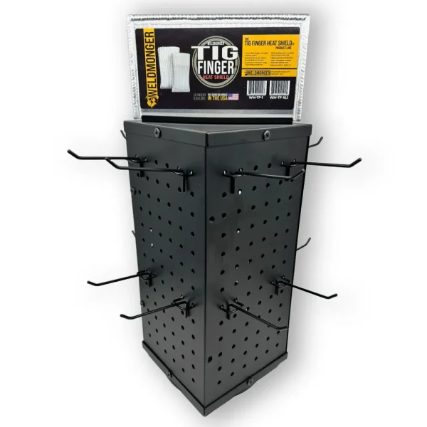 WELDMONGER® – TIG FINGER® HEAT SHIELD POP RETAIL DISPLAY (EMPTY) – WM-POP1