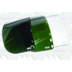 Weldmark WM838150 Dark Green Visor 8 X 15 1/2 X .060 (IM9P6FD) (Pkg. of 50)