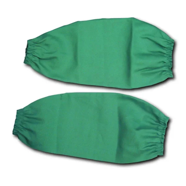 Weldmark WM865010 Green Cotton Elastic FR Pair of Sleeves 18″ 9oz. (Pkg. of 72)