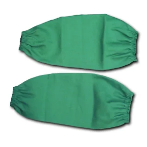 Weldmark WM865023 Green Cotton Elastic Pair of FR Sleeves 9oz. (Pkg. of 60)
