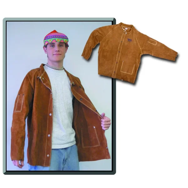 Weldmark WM880203 Welders Leather Raglan Sleeves Jacket 30″ (Pkg. of 12)