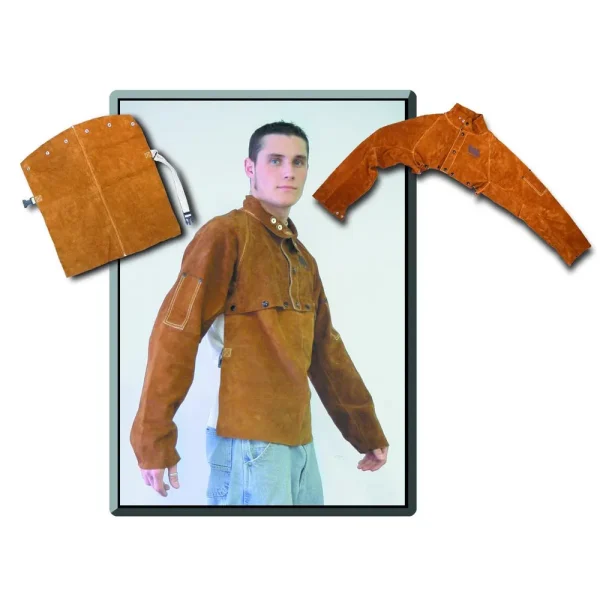 Weldmark WM882120 Leather 14″ Bib and Cape Sleeve (Pkg. of 72)