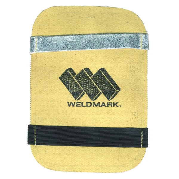 Weldmark WM894019 Glove Hand Pad Aluminized with Straps (Pkg. of 12)