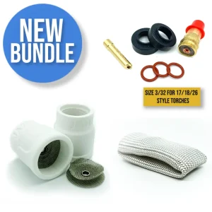 WELDMONGER® Furick Jazzy #10 Ceramic, TIG Finger®, Adapter Kit Bundle