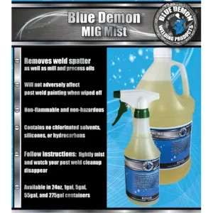 Blue Demon MIG MIST Premium Anti-Spatter (24oz spray bottle)