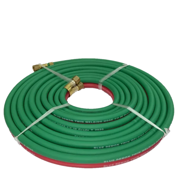 Blue Demon T Grade 1/4″ X 25′ Twin Welding Hose – BDGH-T14-25BB