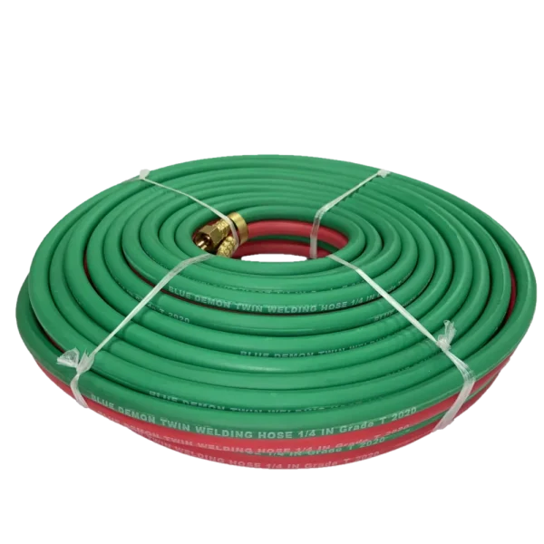Blue Demon T Grade 1/4″ X 50′ Twin Welding Hose – BDGH-T14-50BB