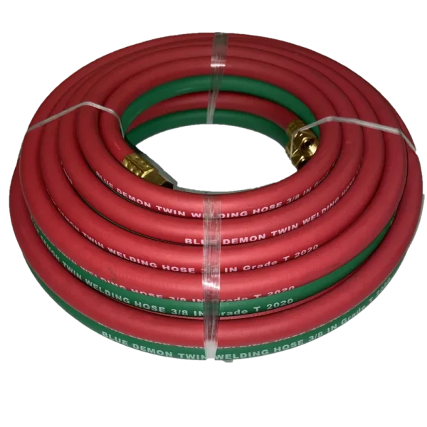 Blue Demon T Grade 3/8″ X 25′ Twin Welding Hose – BDGH-T38-25BB