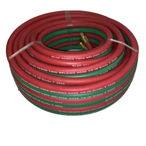 Blue Demon T Grade 3/8″ X 50′ Twin Welding Hose – BDGH-T38-50BB