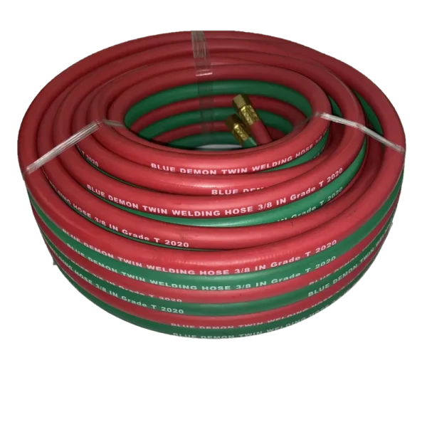 Blue Demon T Grade 3/8″ X 50′ Twin Welding Hose – BDGH-T38-50BB