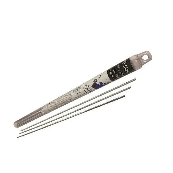 Blue Demon Triple Play Low Temp Aluminum-Zinc Brazing Rod 1/8″ x 18″ 1 Lb Tube