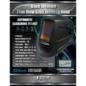 Blue Demon True View 6700 Welding Hood
